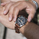 Siena Brown Leather Watch Strap